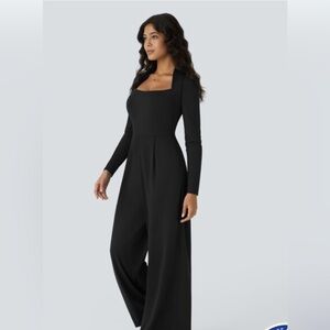 Halara black pant jumpsuit NWT Size L